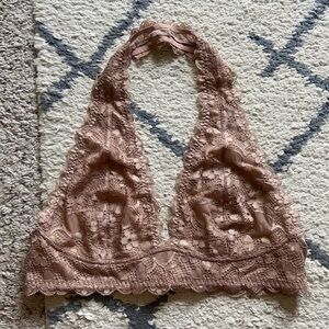 Free People Galloon Lace Halter Bralette